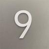 3D Self-adhesive Waterproof Plating House Number 0 To 9 Modern Gold Digits House Number Door Plate Address Outdoor Door Number