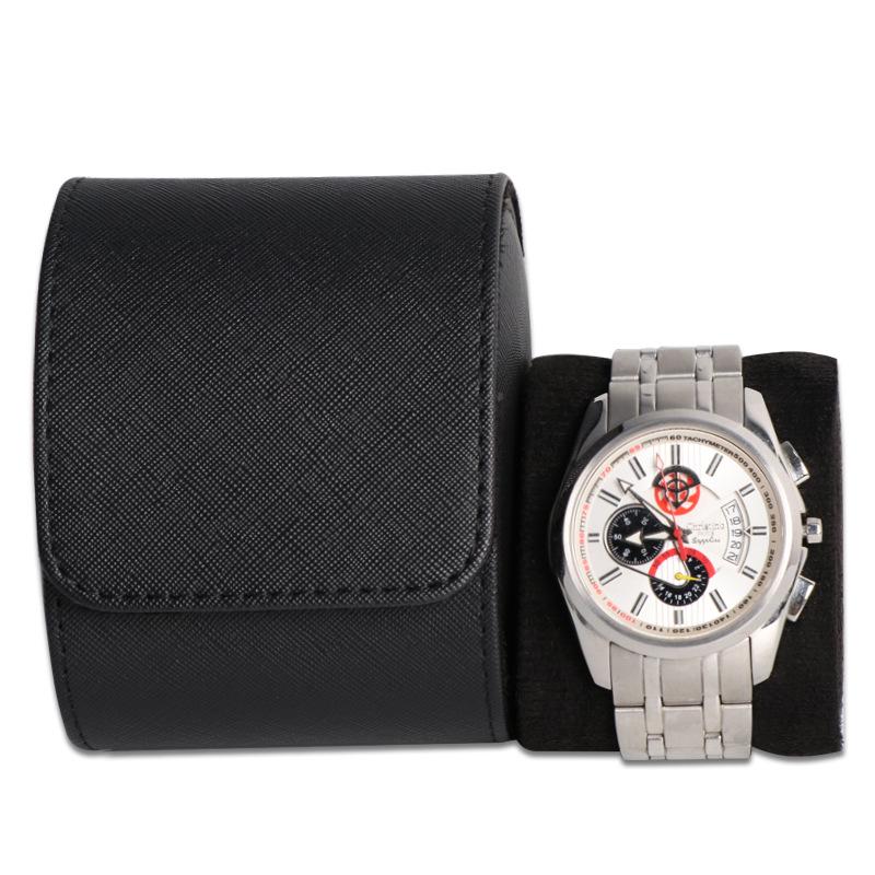 Waterproof PU Leather Watch Storage Box with 1-3 Slots - Stain-Resistant Gift Packaging