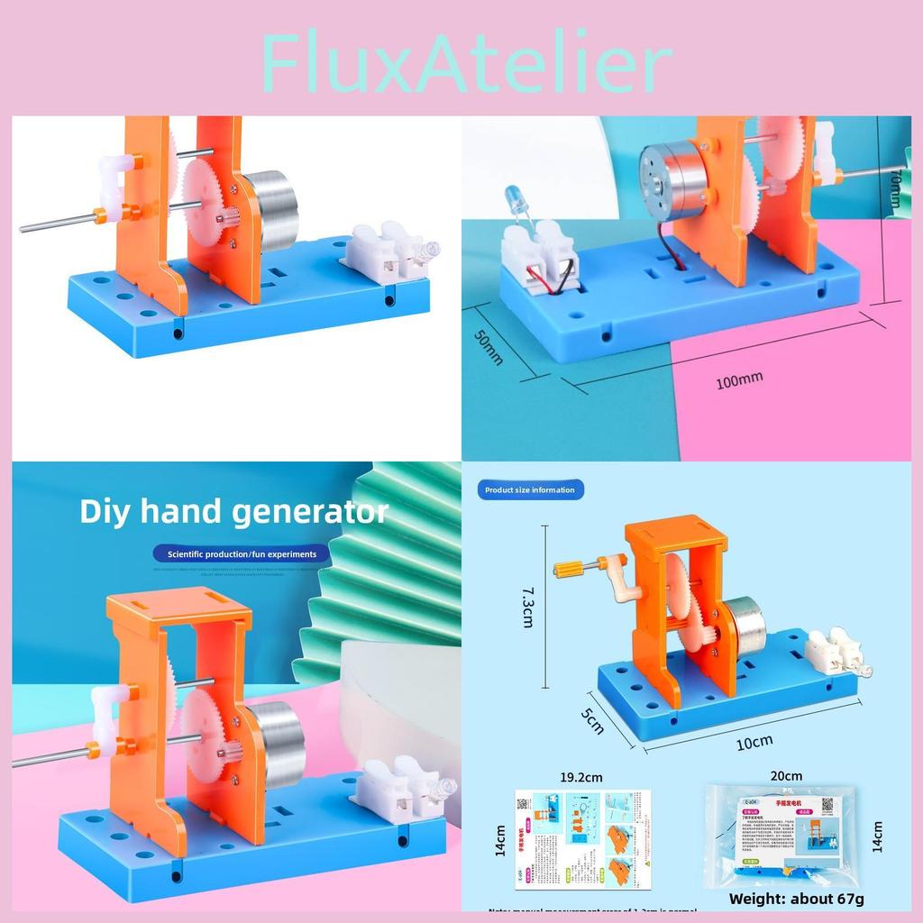 Science Experiment Handcrank Generator Diy Stem Educational Kit For Middle School Physics Projects