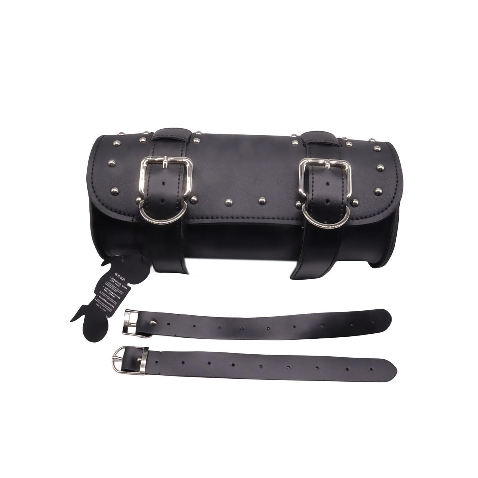 

ZCJSZP Motorcycle Tool Bag Round Mini Type Motorcycle Tool Bag Motorcycle Electric Car PU чёрный