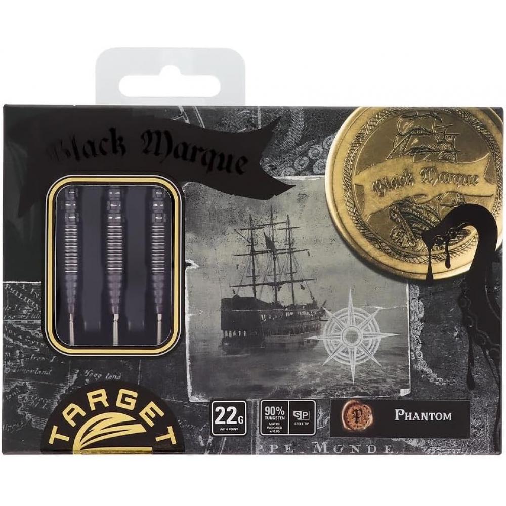 Target Darts Black Marque Series Phantom Lite Swiss Point Steel 22g 190546