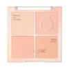 Daisy K Blending Mood Cheek Blush Palette / 4 Color Blusher Warm Tone Cool (03 Peach Blending)
