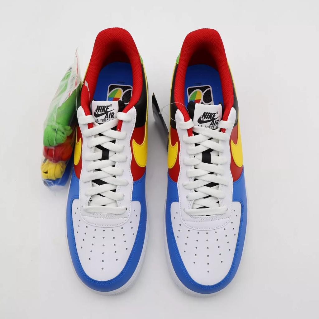 DC8887-100 UNO x Nike Air Force 1 Low White Yellow University Red (Men's)