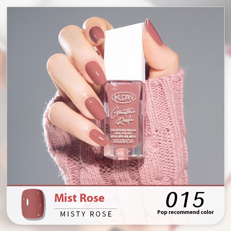 New KUDAN Diamond Realm Nail Polish No-Baking Quick Drying 10ml Tear Light Fragrance Summer