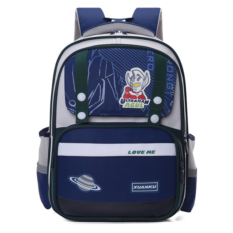 Book Bag New Primary School  Grade School Bag To Reduce the Burden of Spine Protection Large Capacity Backpack Tide