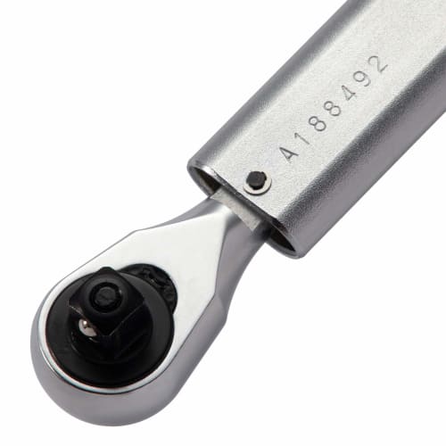 TONE Preset Torque Wrench (Direct Set, Compact Head Type), T3MN50CH-QL, 9.5mm (3/8") Drive, Black, 50N?m