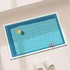 40*60cm Entrance Door Mat, Quick Drying Highly Absorbent Bathroom Anti-Slip Mat, Home Decoration Floor Mat for Daily Use