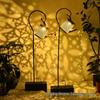 Solar-Powered Waterproof Hanging Garden Lantern with Light and Shadow Effect