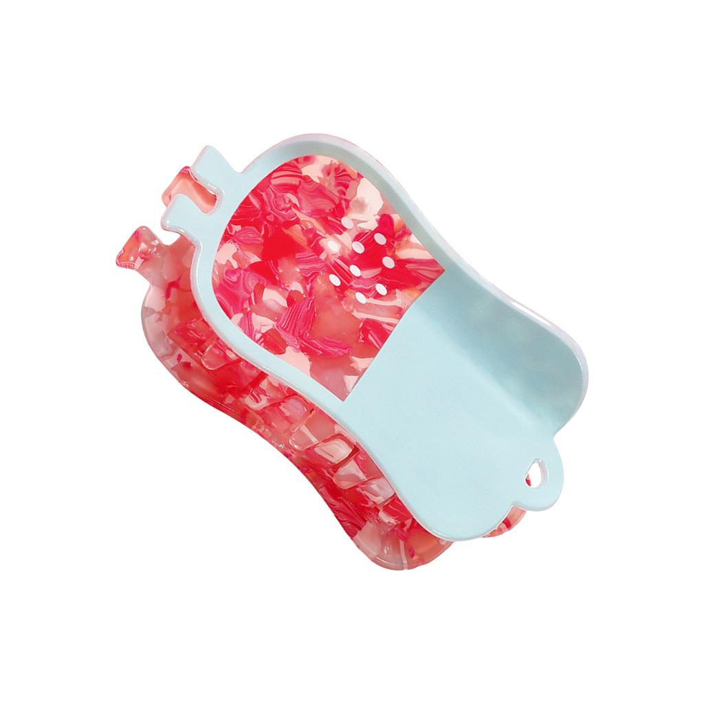 Whimsical Shark Design Hair Clip Secure Hold Hair Accessories Lightweight PVC Hair Claw Clip For Women Girls Fashion