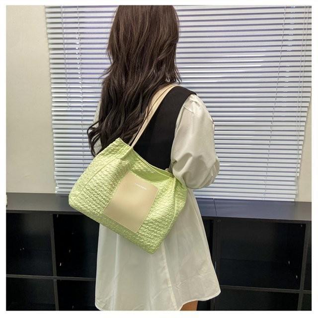 Stylish Large Tote Bag For Women 2023 Plush Nylon Handheld Casual Bag In Multiple Colors