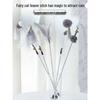 Fairy Long Handle Cat Teaser Wands - 4 Pack