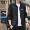 JEEP SPIRIT Men's Trendy Stand-Collar Autumn/Winter Jacket