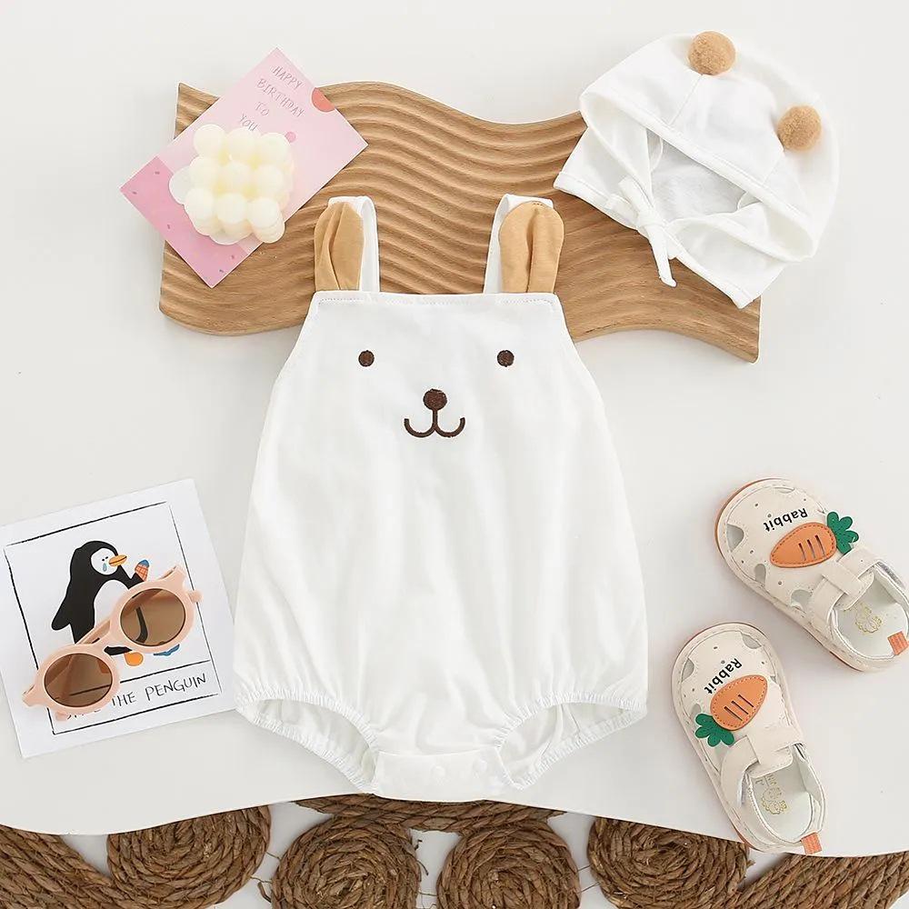 

Летний детский ромпер для мальчиков и девочек - Мультяжный жилет на бретелях 66 cm