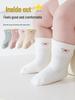 Xiyu Jia 2025 Babysocken: Niedliche Cartoons, Entkernte gekämmte Baumwolle, Klasse A, Herbst/Winter-Kollektion für Säuglinge