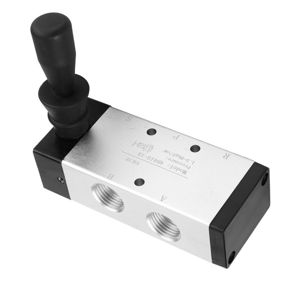 Pneumatic Manual Control Valve 5 Port 2 Position Hand Lever Valve 0~0.8Mpa (4H210-08)