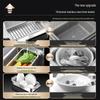 Stainless Steel Retractable Sink Drain Basket for Fruit & Veggies