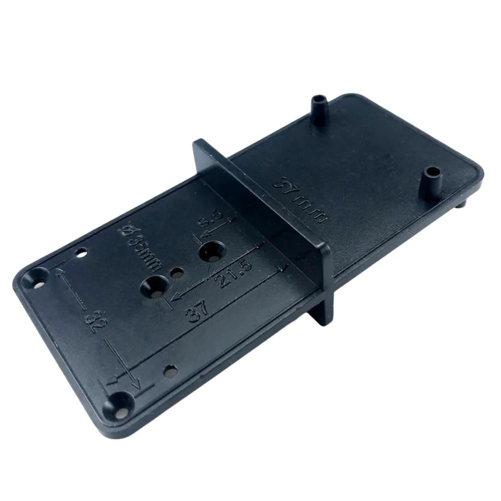 1pc Hinge Drill Hole Opener Locator Precise Hinge Hole Drilling Guides For 35mm/40mm Hinges For Furniture Door Cabinets