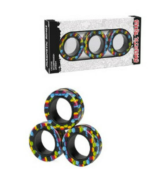 Magnetic Tire-Style Spinner Bracelet - Decompression Toy Finger Spinning Top