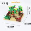 Giardino di Verdure Fai da Te Mini Blocchi da Costruzione MOC Fattoria Zucca Uva Coltura Pianta Fiore Mattoncini Educativi Assemblati Giocattoli Regali per Bambini