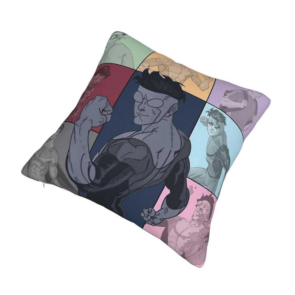 Invincible Eras Tour Pillowcase Printed Polyester Cushion Cover Decorations Pillow Case Cover Home Square 45*45Cm