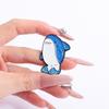 Cartoon Marine Animal Enamel Pin Cute Shark Sea Lion Duck Brooches Lapel Badge Backpack Funny Jewelry Gift for Kids Friends