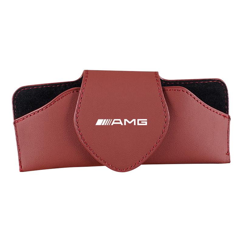 

Car Sunglasses Protect Storage Cases Sun Visor Glasses Box Keychain For Mercedes Benz AMG Smart Fortwo 451 450 453 EQ Forfour Co