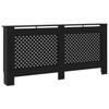 Cache-radiateur - VIDAXL - Noir - MDF - Espace de rangement pour livres et ornements