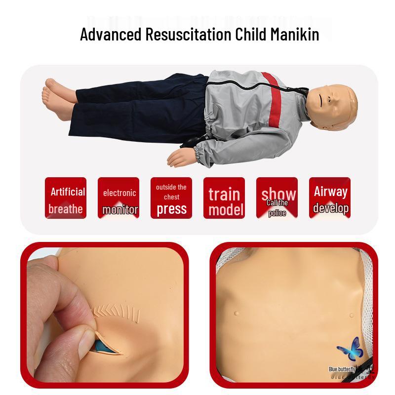 Advanced Pediatric CPR Simulator Model CPR170: Medical Emergency First Aid Manikin