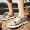 Beach Sandals Men's Summer Breathable Non-slip Deodorant Men's Shoes 2025 New Genuine Men's Outdoor Sports Slippers