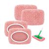 4 Pieces Washable Cleaning Cloths Machine Washable Microfiber Cleaning Sheets Suitable For Wet Tile Wood Synthetic Surfaces
