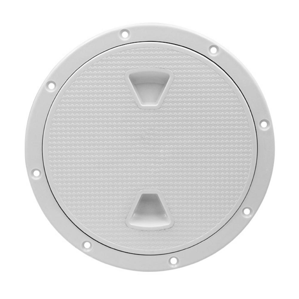 4/6/8 Inch Deck Inspection Access Hatches Cover Boat Hatches Deck Plate Non Slip Plastic Double Waterproof for Marine Boat Yacht
