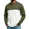 Men's Casual Knit Long Sleeve T-Shirt with, Everyday Pullover