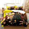 Haikyu Bedding Set Japan Famous Anime Comforter Duvet Cover Quilt And Pillowcase Bed Linen Bedroom Bedclothes Dropshipping Gift