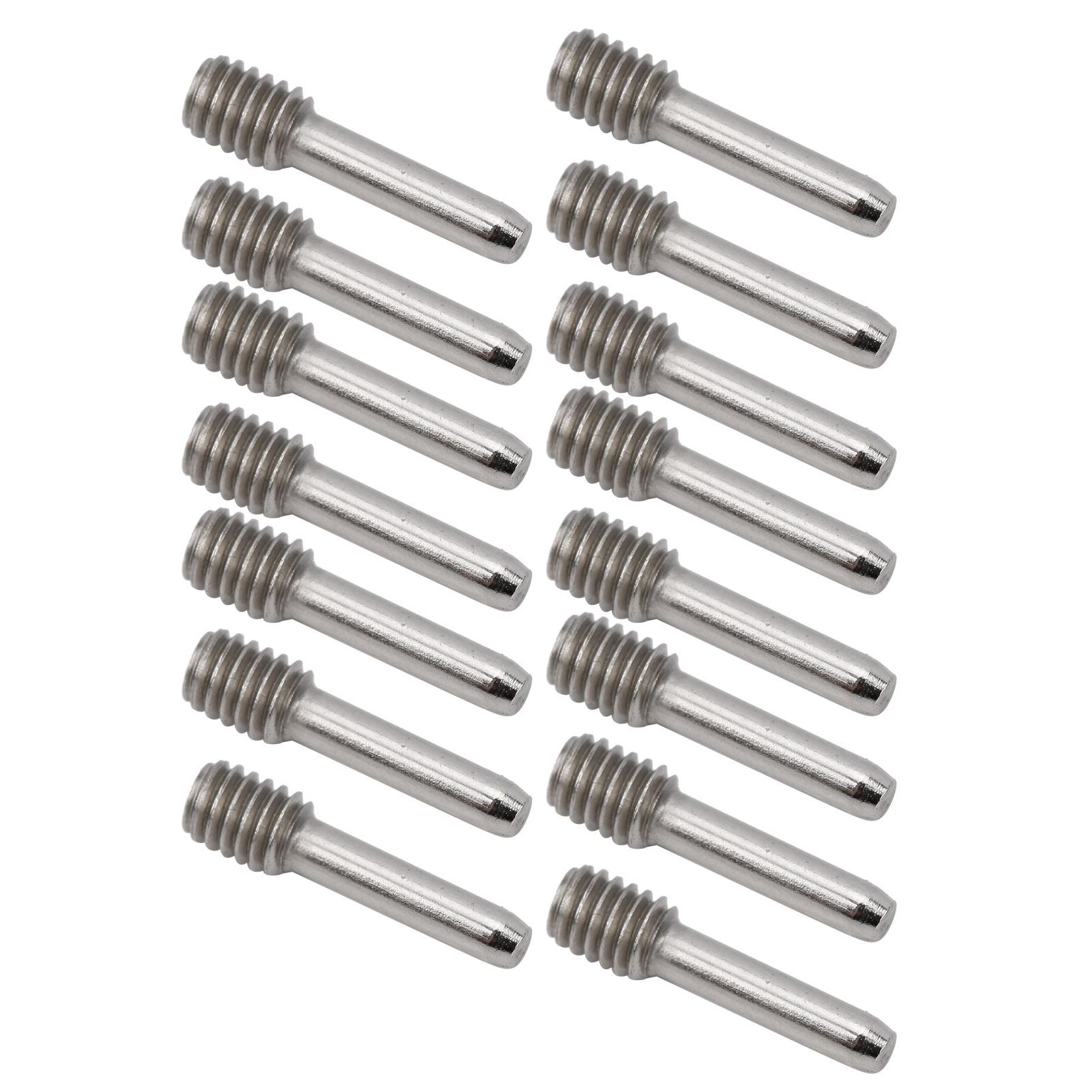 15Pcs M4 Hex Screw Set Stainless Steel Hdless Fasteners for RC Car   Silver