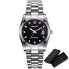 Men Watch Top Brand Luxury Reginald Mens Watches Quartz Full Gold Stainless Steel 30M Waterproof reloj de hombre