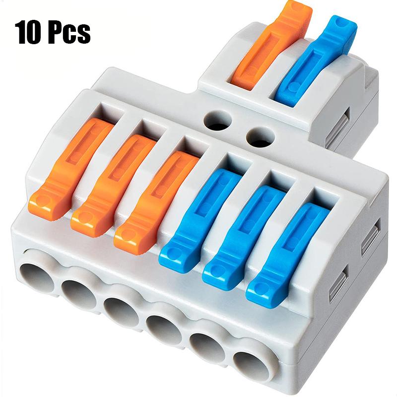 10 PCS Lever Wire Connector, Quick Connect Wire Connectors, Ziveseller Wire Connectors Electrical Quick Connectors