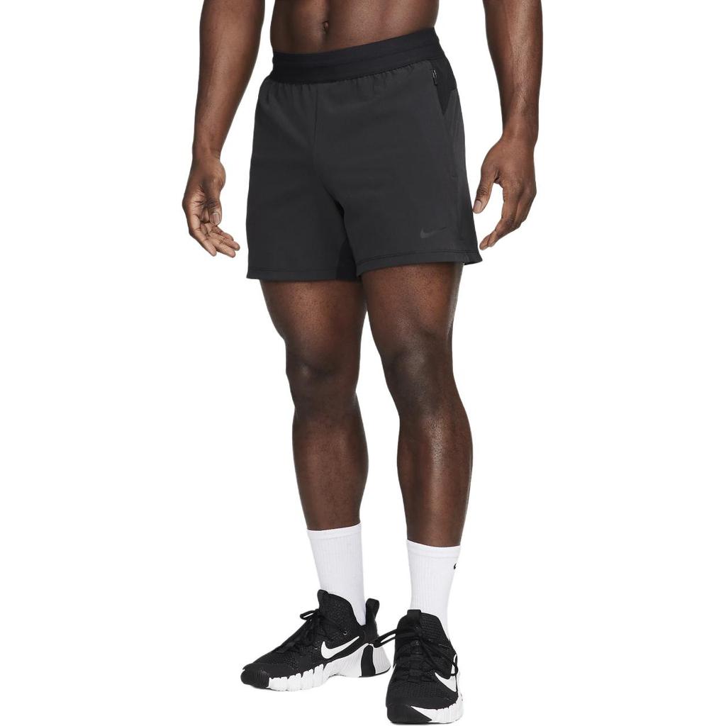 Nike Flex Rep Solides Logo Ungefüttert Fitness-Shorts Herren Shorts Schwarz FN3002-010