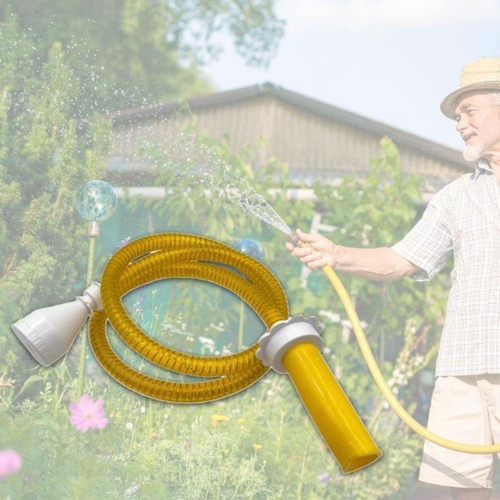 ABS Adjustable Shower Hose Flexible Silicone Adapter Elastic Hose Bathroom Sink