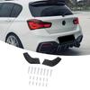 2 Pcs Rr Bumper Side Diffuser Anti Collision Strong   Replacement for F20 1 Series 118i 120d 120i 125i 2015-2019 Lci M Pack
