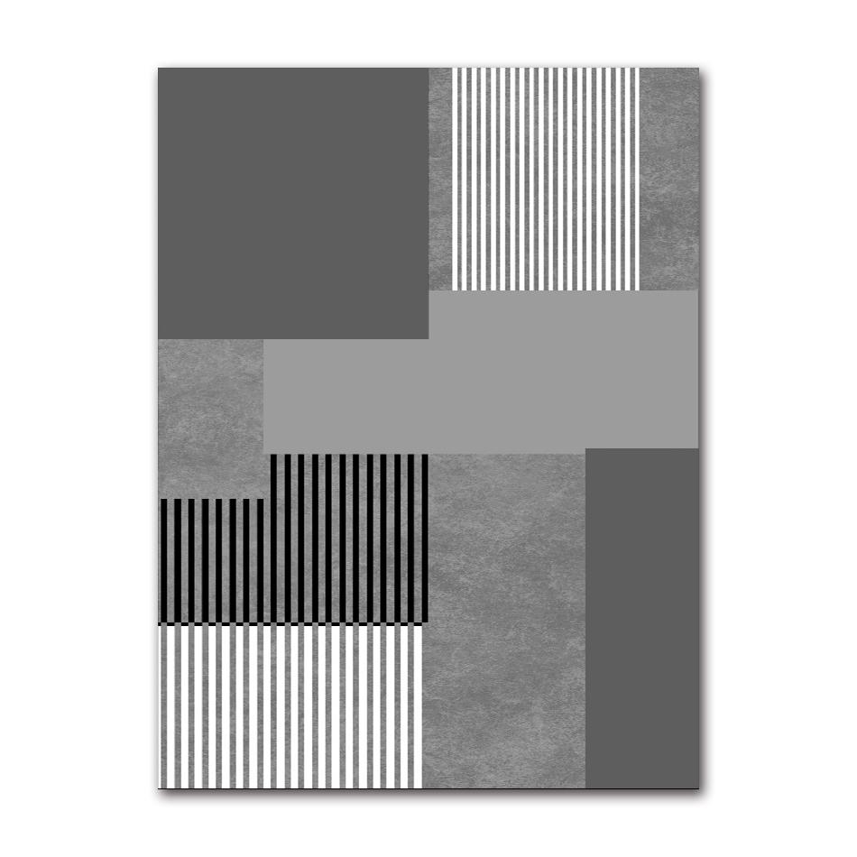 Art Pictures for Living Room Decorative Poster Modern Nordic Decoration Home Canvas Painting Geometric Yellow Abstract Wall
