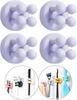 Silicone Toothbrush Holders Waterproof Self Adhesive Multi-Function Hooks Toothbrush Holders