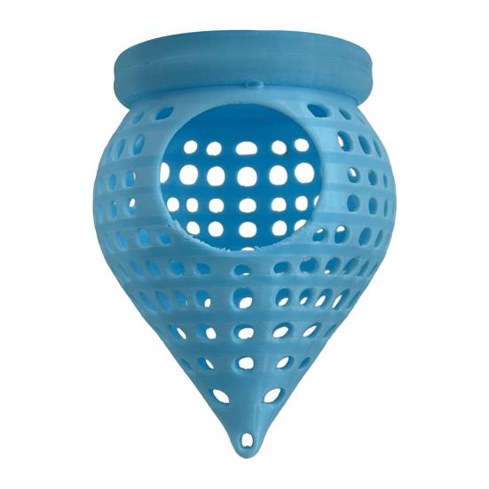 

Floating Betta Hammock Aquarium Hideout Shrimp Cave Feeder Fish Hammock Safe Resting Shelter 1pc небесно-голубой