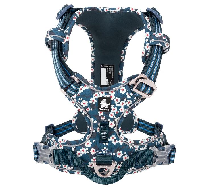 Pet Harness No Pull Nylon Reflective Dog Harness Adjustable Comfortable Control Step-In Brilliant Truelove Tlh5654