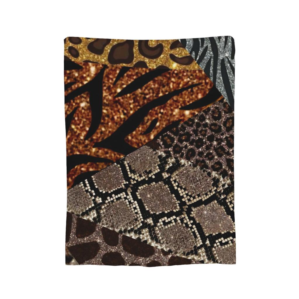Leopard Patchwork Gespleißte Flauschige Decken Tolle Überwurfdecken für Bett Sofa Couch cm Steppdecke
