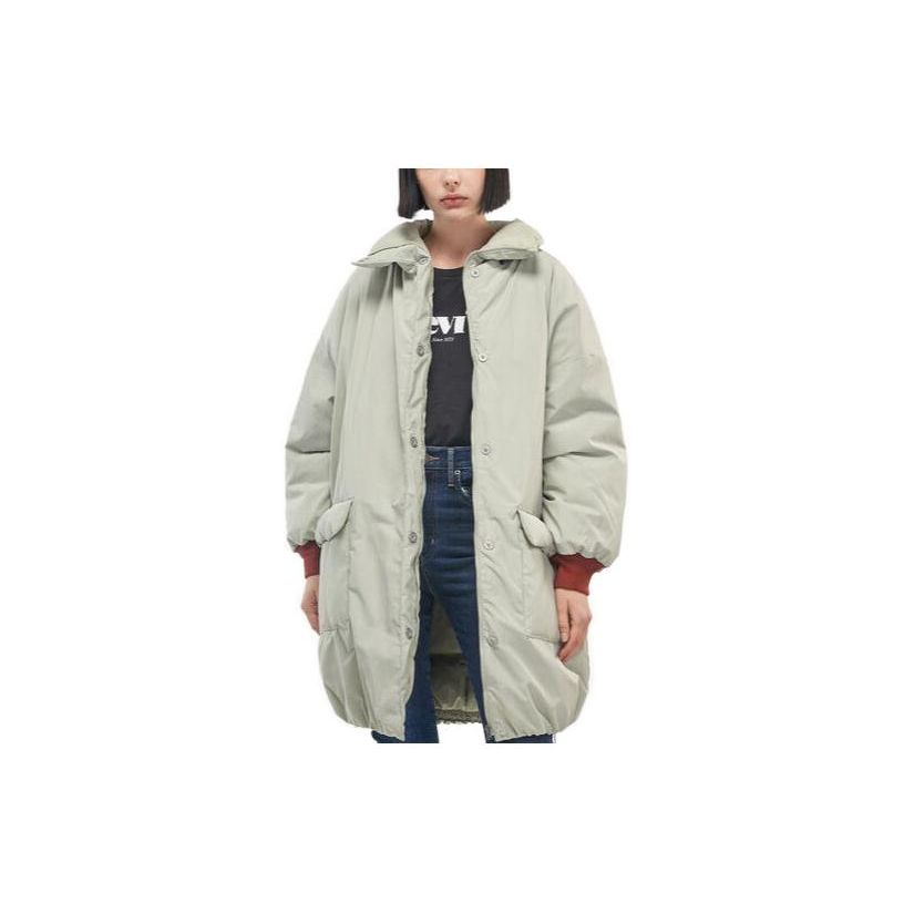 

Женская хлопковая куртка Levis однотонная свободного кроя с капюшоном A0688-0000 XS