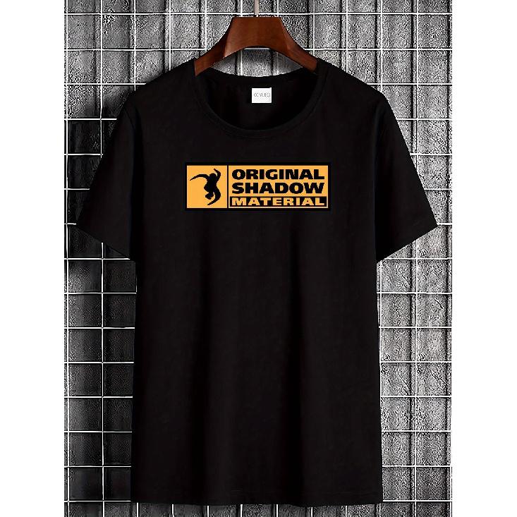 Men Drum & Bass (Drum and Bass) Music T-Shirt - Retro DnB Record Label Logo & Moving Shadow Graphics, Soft Breathable Cotton Tee Suitable for DNB S