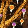 LED Lollipop String Lights, Outdoor Waterproof Glowing Decoration for Festivals and Tree Hanging