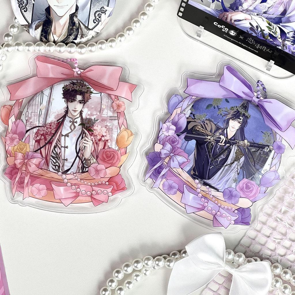 Acrylic Stand: 58-75mm Useable Gumi Ita Bag Charm & Anime Badge Storage Case