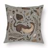 Flower Fox Pillowcase Cushion Animal skull Print Sofa Soft Pillowcase Retro Living Room Bedroom Home Decor Pillowcase