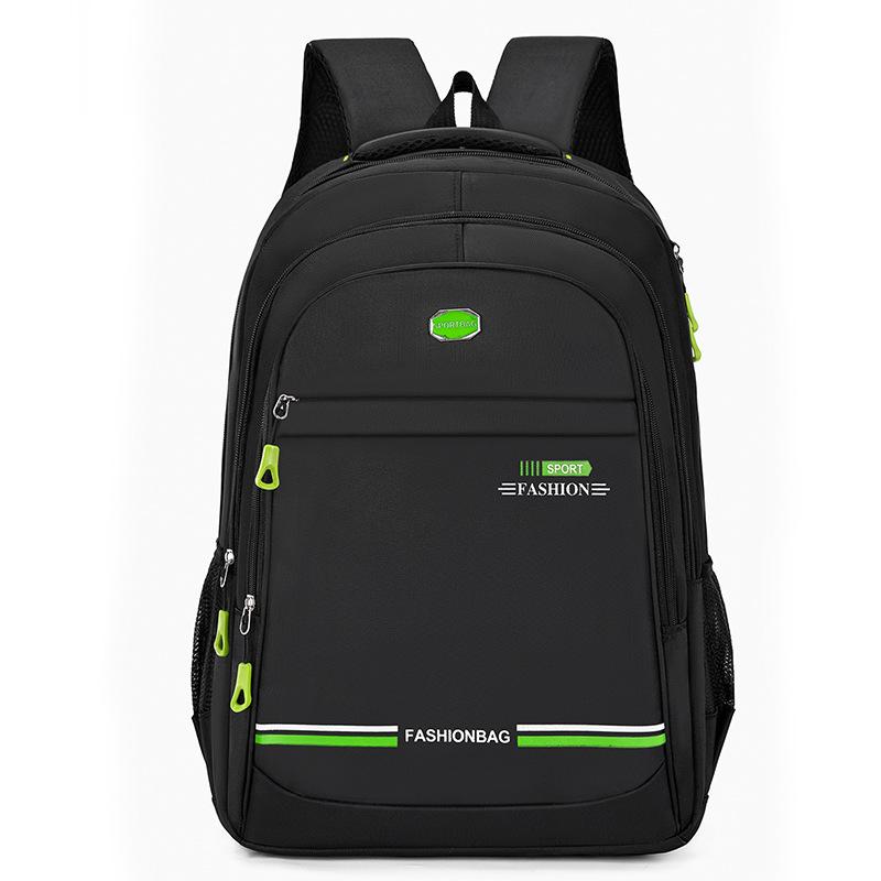 

Laptop bag Student schoolbag -1 inch large capacity backpack Premium outdoor travel backpack зелений